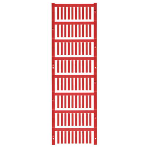 Weidmüller 1730580003 VT SF 00/21 NEUTRAL RT V0 Leitermarkierer Montage-Art: aufclipsen Beschriftungsfläche: 3.2 x 21mm Rot