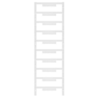 Ein weißes vertikales Wandregal mit neun gleichmäßig verteilten Fächern zur Aufbewahrung und Organisation von Gegenständen.