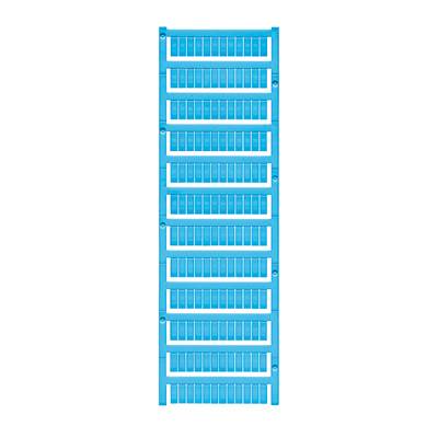 Blaues, vertikales Kunststoff-Hüllenmodul mit mehreren Einsteckfächern, ideal zur Organisation von Dokumenten oder kleinen Gegenständen.
