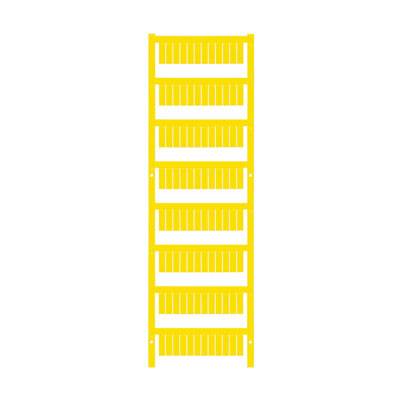 Ein gelbes Regal mit mehreren Ablagen, minimalistisches Design, wahrscheinlich zur Aufbewahrung von Gegenständen geeignet.