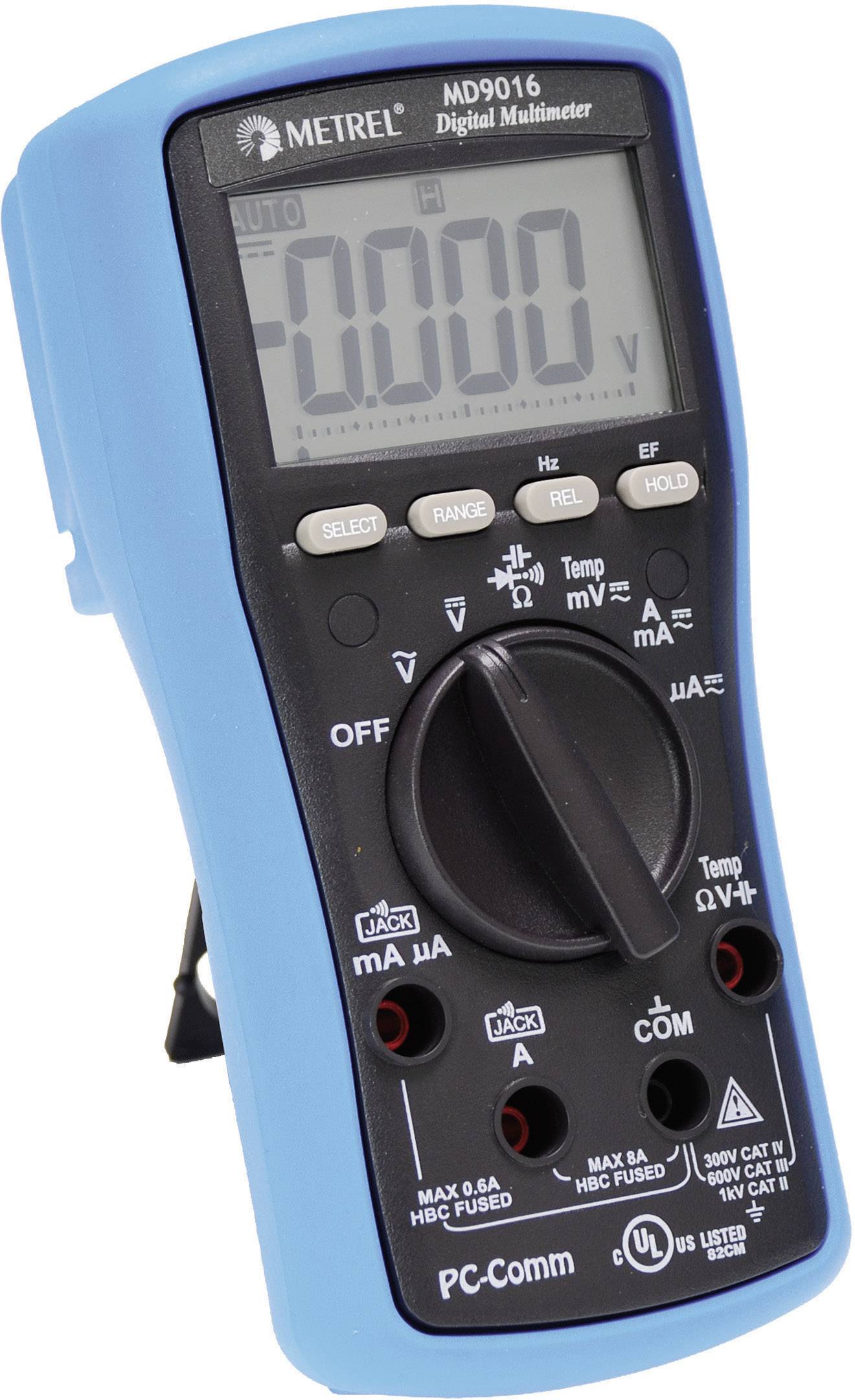 Metrel MD 9016 SN Hand-Multimeter digital CAT II 1000 V, CAT III 600 V Anzeige (Counts): 6000