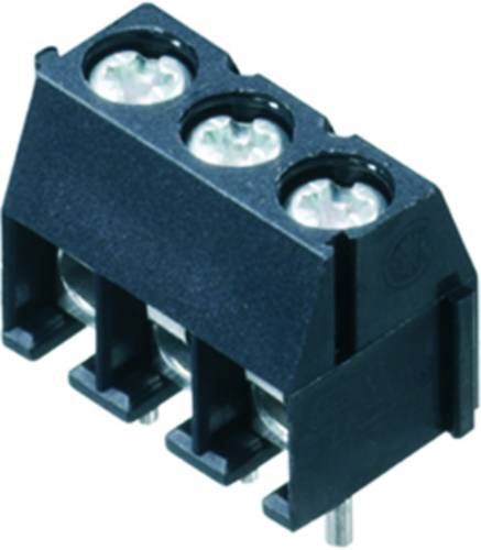 Weidmüller 1811220000 Schraubklemmblock 1.5 mm² Polzahl 6 Schwarz 100 St.
