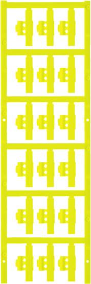 Weidmüller 1813260000 SFC 0/30 NEUTRAL GE Zeichenträger Montage-Art: aufclipsen Beschriftungsfläche: 4.10 x 30mm Gelb Anzahl