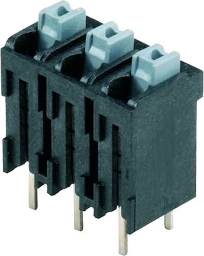 Weidmüller 1826060000 Federkraftklemmblock 1.5 mm² Polzahl 3 Schwarz 38 St.