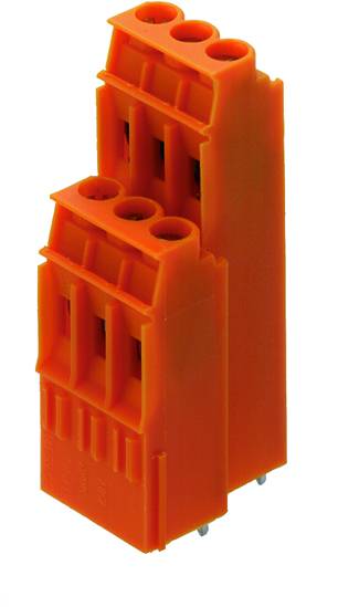 Weidmüller 1844560000 Doppelstockklemme 4 mm² Polzahl 28 Orange 10 St.