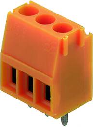 Weidmüller 1845050000 Schraubklemmblock 1.5 mm² Polzahl 6 Orange 50 St.