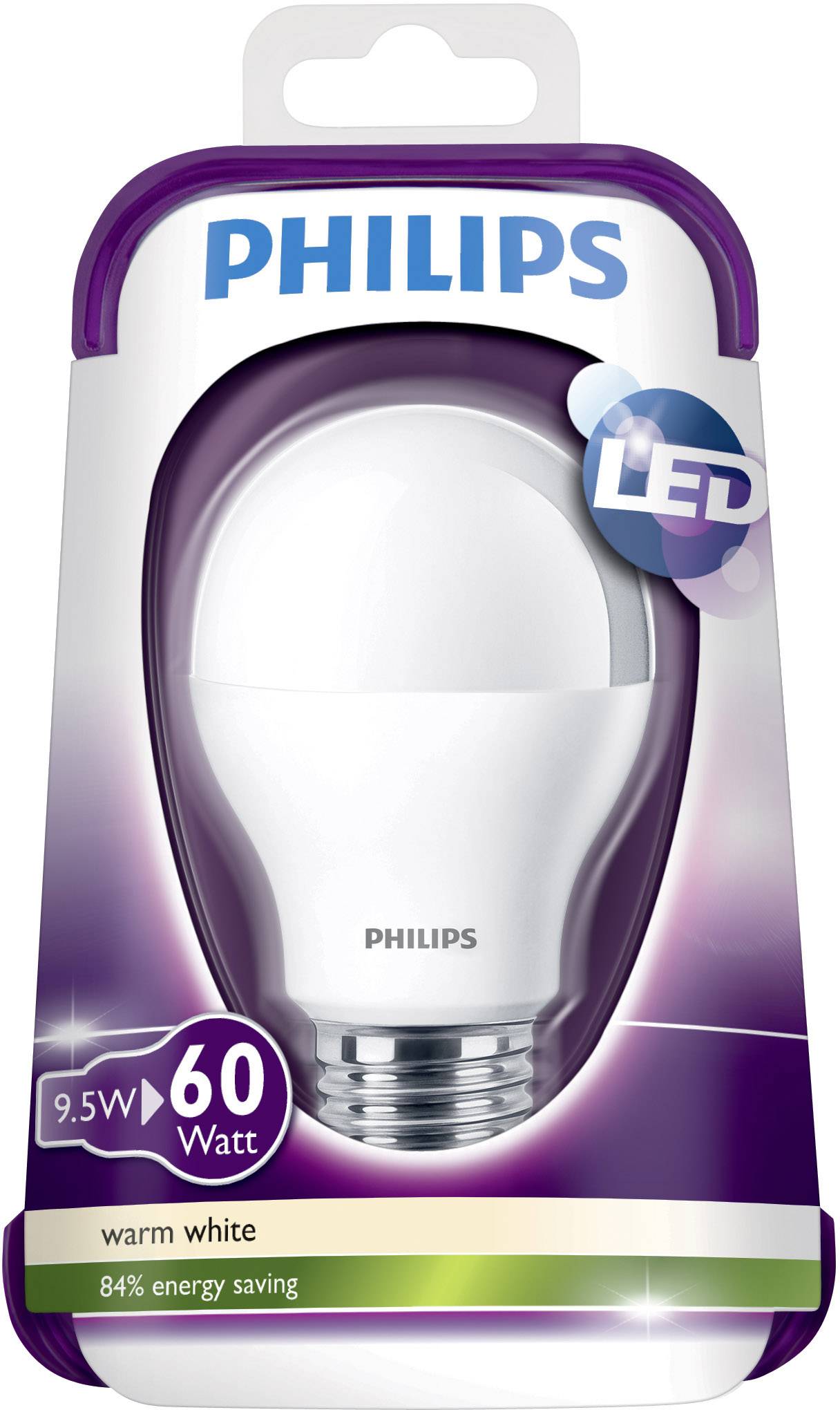 Philips 8718291193029 LED E27 Glühlampenform 9.5 W = 60 W Warmweiß (Ø x L) 56 mm x 103 mm 1 St.