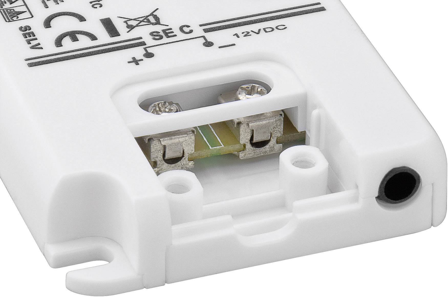 Goobay SET 12-06 LED slim LED-Trafo Konstantspannung 6 W 0.5 A 12 V/DC Möbelzulassung