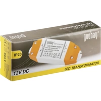 Goobay SET 12-15 LED LED-Trafo Konstantspannung 15 W 1.25 A 12 V/DC Möbelzulassung 1 St. Goobay SET 12-15 LED LED-Trafo Konstantspannung 15 W 1.25 A 12 V/DC Möbelzulassung 1 St.
