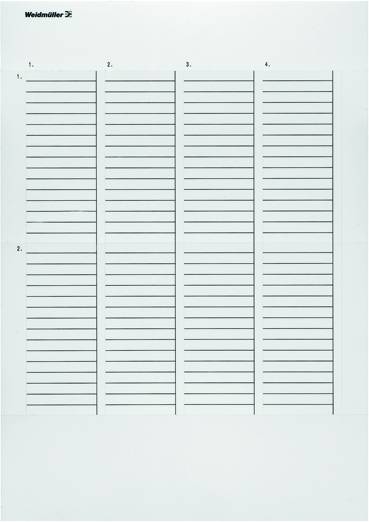 Weidmüller 1865450000 ET S7-300-TU-A4-1 Beschriftungssystem Drucker Beschriftungsfläche: 22.60 x 100mm Türkis Anzahl Markierer