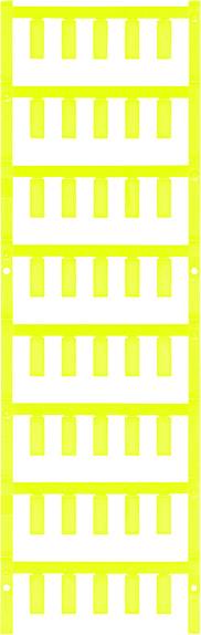 Weidmüller 1880130000 ESG 6/15 K MC NEUTR. GE Gerätemarkierung Montage-Art: aufclipsen Beschriftungsfläche: 6 x 15mm Gelb Anzahl