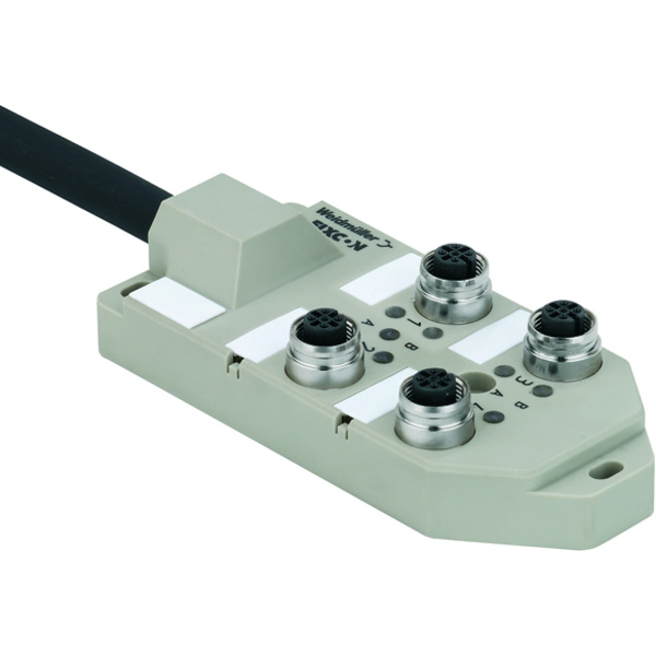 Weidmüller SAI-4-M 5P M12 ECO UT 1892101000 Sensor/Aktorbox passiv Verteiler mit M12 Buchse 2St.