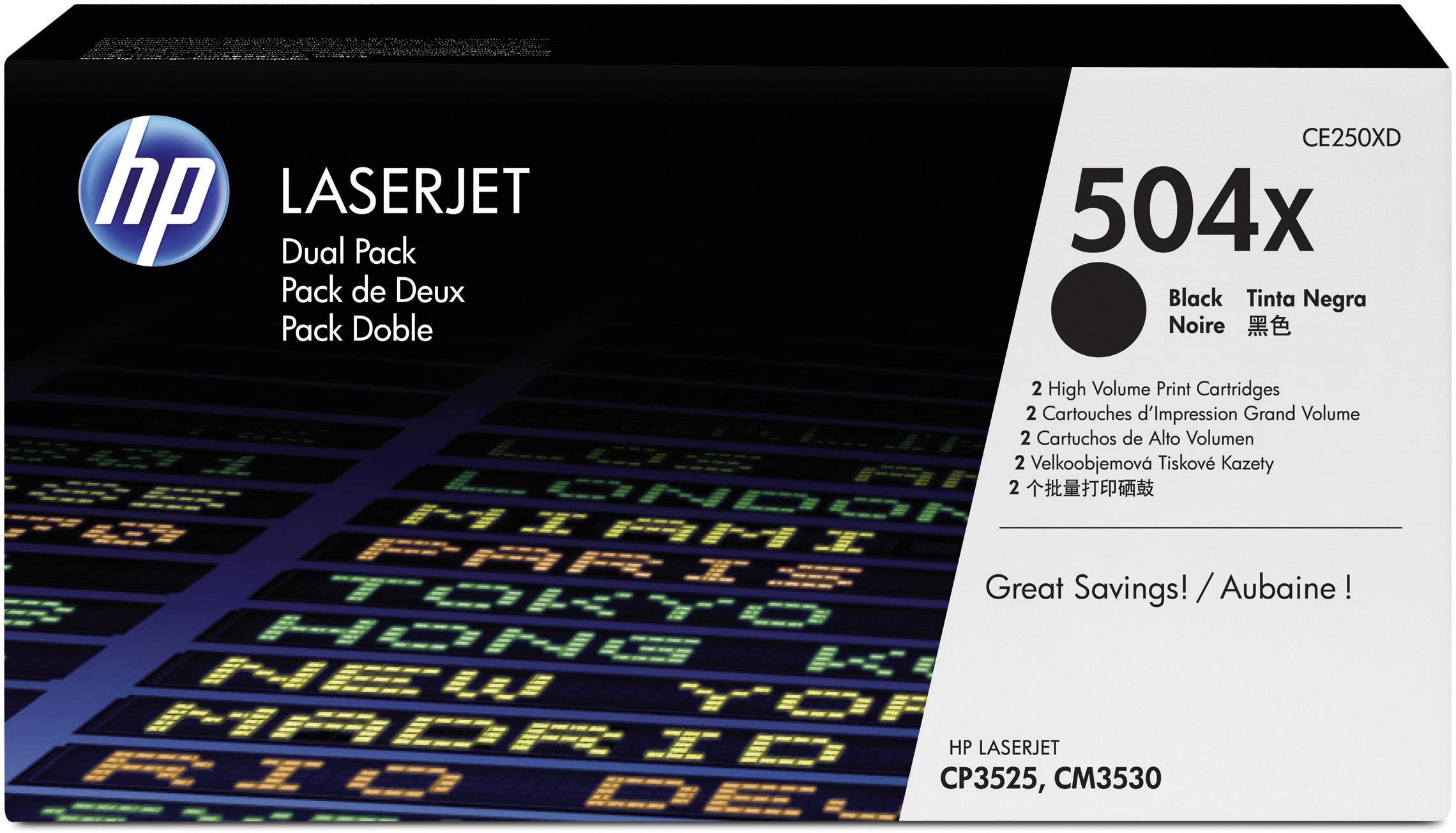 HP Toner 504X Original Schwarz 10500 Seiten