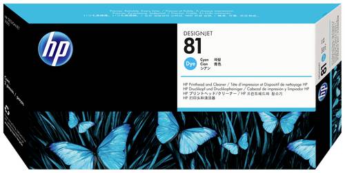 HP Druckkopf 81 Original Cyan C4951A Tinten-Druckkopf