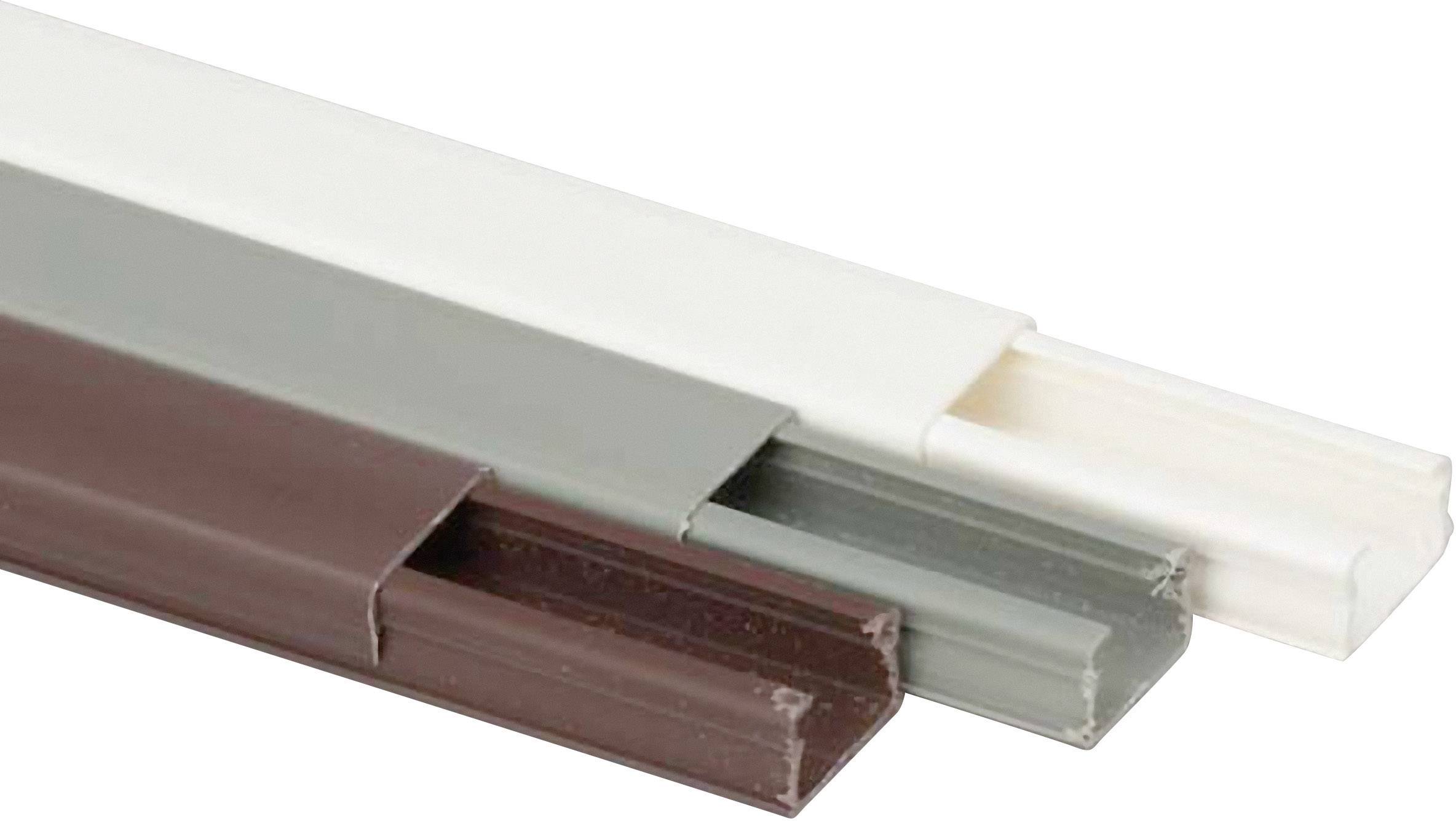 Heidemann 09936 Kabelkanal (L x B x H) 2000 x 20 x 10mm Reinweiß