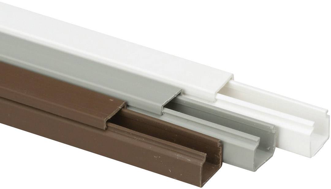 Heidemann 09940 Kabelkanal (L x B x H) 2000 x 15 x 15mm Braun