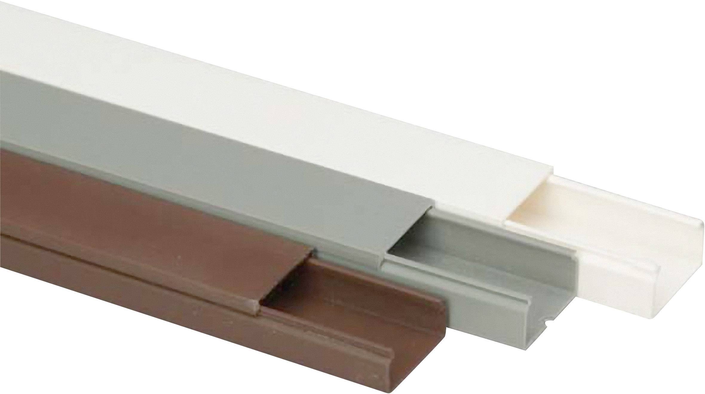 Heidemann 09956 Kabelkanal (L x B x H) 2000 x 30 x 15mm Grau