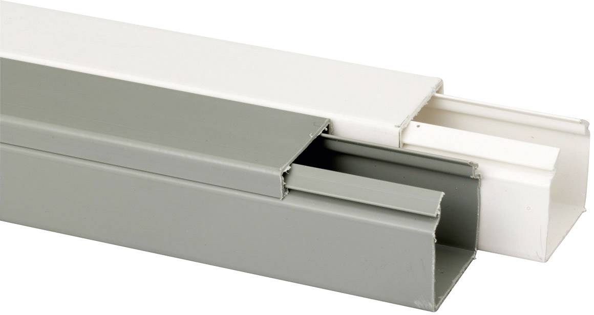 Heidemann 09976 Kabelkanal (L x B x H) 2000 x 40 x 40mm 1 St. Grau