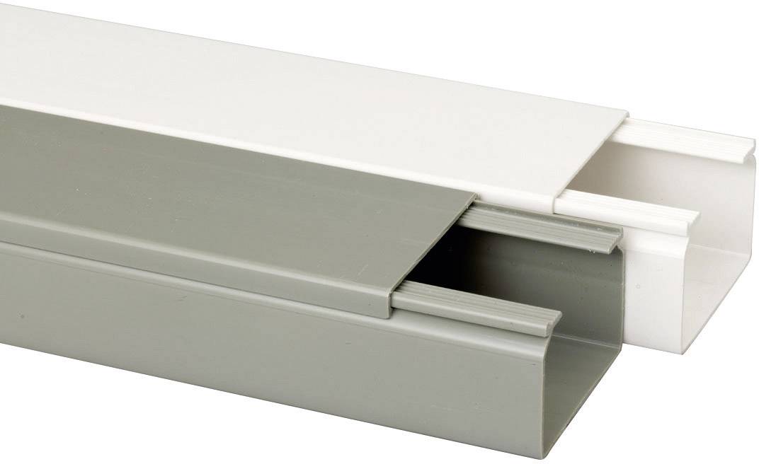 Heidemann 09982 Kabelkanal (L x B x H) 2000 x 60 x 40mm 1 St. Reinweiß