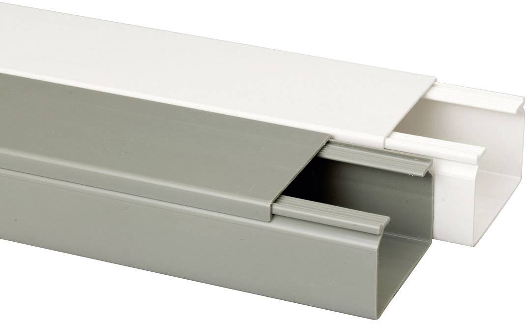 Heidemann 09986 Kabelkanal (L x B x H) 2000 x 60 x 40mm 1 St. Grau