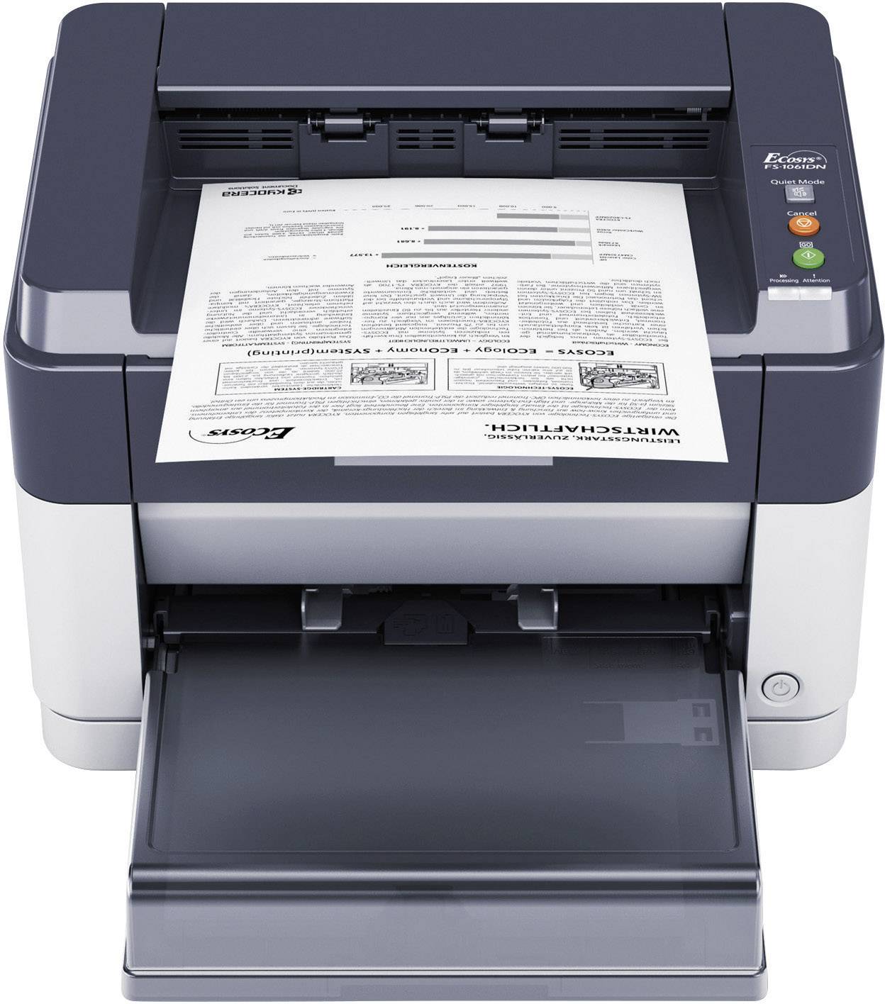 Kyocera FS-1061DN Drucker Laser Schwarz-Weiß A4 25 S./min 1800 x 600 dpi Duplex, LAN