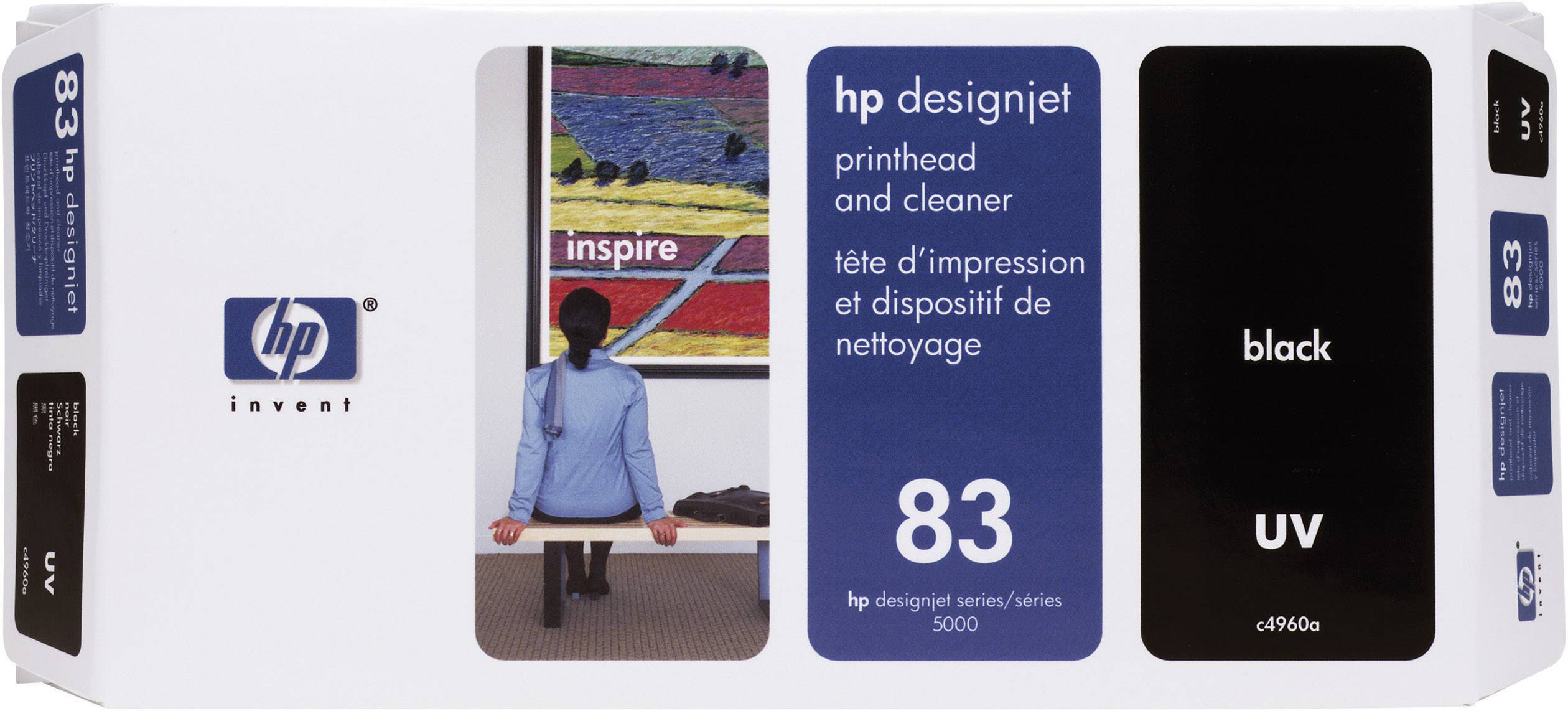 HP Druckkopf 83 Original  Schwarz C4960A