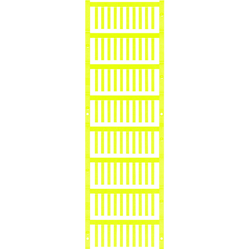 Weidmüller 1918610000 SF 1/21 NEUTRAL GE V2 Leitermarkierer Montage-Art: aufclipsen Beschriftungsfläche: 3.20 x 21mm Gelb Anzahl