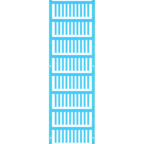 Weidmüller 1918620000 SF 1/21 NEUTRAL BL V2 Leitermarkierer Montage-Art: aufclipsen Beschriftungsfläche: 3.20 x 21mm Blau Anzahl