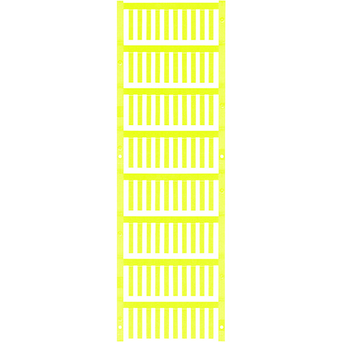 Weidmüller 1918660000 SF 2/21 NEUTRAL GE V2 Leitermarkierer Montage-Art: aufclipsen Beschriftungsfläche: 3.60 x 21mm Gelb Anzahl