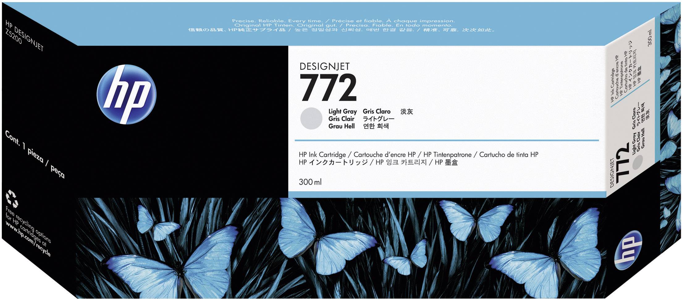 HP Druckerpatrone 772 Original Hell Grau CN634A