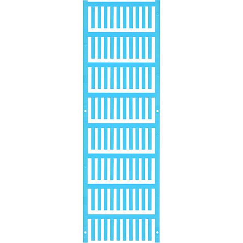 Weidmüller 1918700000 SF 2/21 NEUTRAL BL V2 Leitermarkierer Montage-Art: aufclipsen Beschriftungsfläche: 3.60 x 21mm Blau Anzahl