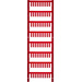 Weidmüller 1919280000 SF 00/12 NEUTRAL RT V2 Leitermarkierer Montage-Art: aufclipsen Beschriftungsfläche: 3.20 x 12mm Rot Anzahl