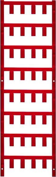 Weidmüller 1919570000 SF 4/12 NEUTRAL RT V2 Leitermarkierer Montage-Art: aufclipsen Beschriftungsfläche: 5.70 x 12 mm Rot Anzahl Markierer: 128 128