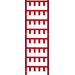 Weidmüller 1919570000 SF 4/12 NEUTRAL RT V2 Leitermarkierer Montage-Art: aufclipsen Beschriftungsfläche: 5.70 x 12mm Rot Anzahl
