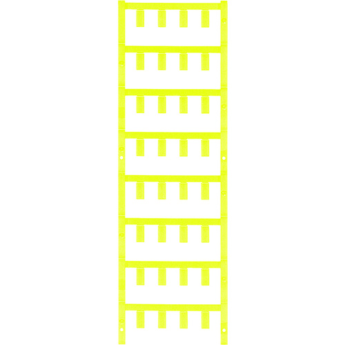 Weidmüller 1919580000 SF 4/12 NEUTRAL GE V2 Leitermarkierer Montage-Art: aufclipsen Beschriftungsfläche: 5.70 x 12mm Gelb Anzahl