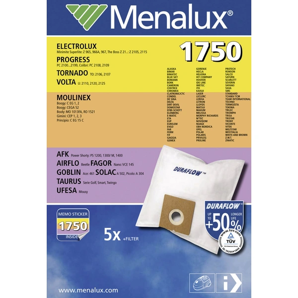 Menalux 1750 Staubsaugerbeutel 1 St. Menalux 1750 Staubsaugerbeutel 1 St.