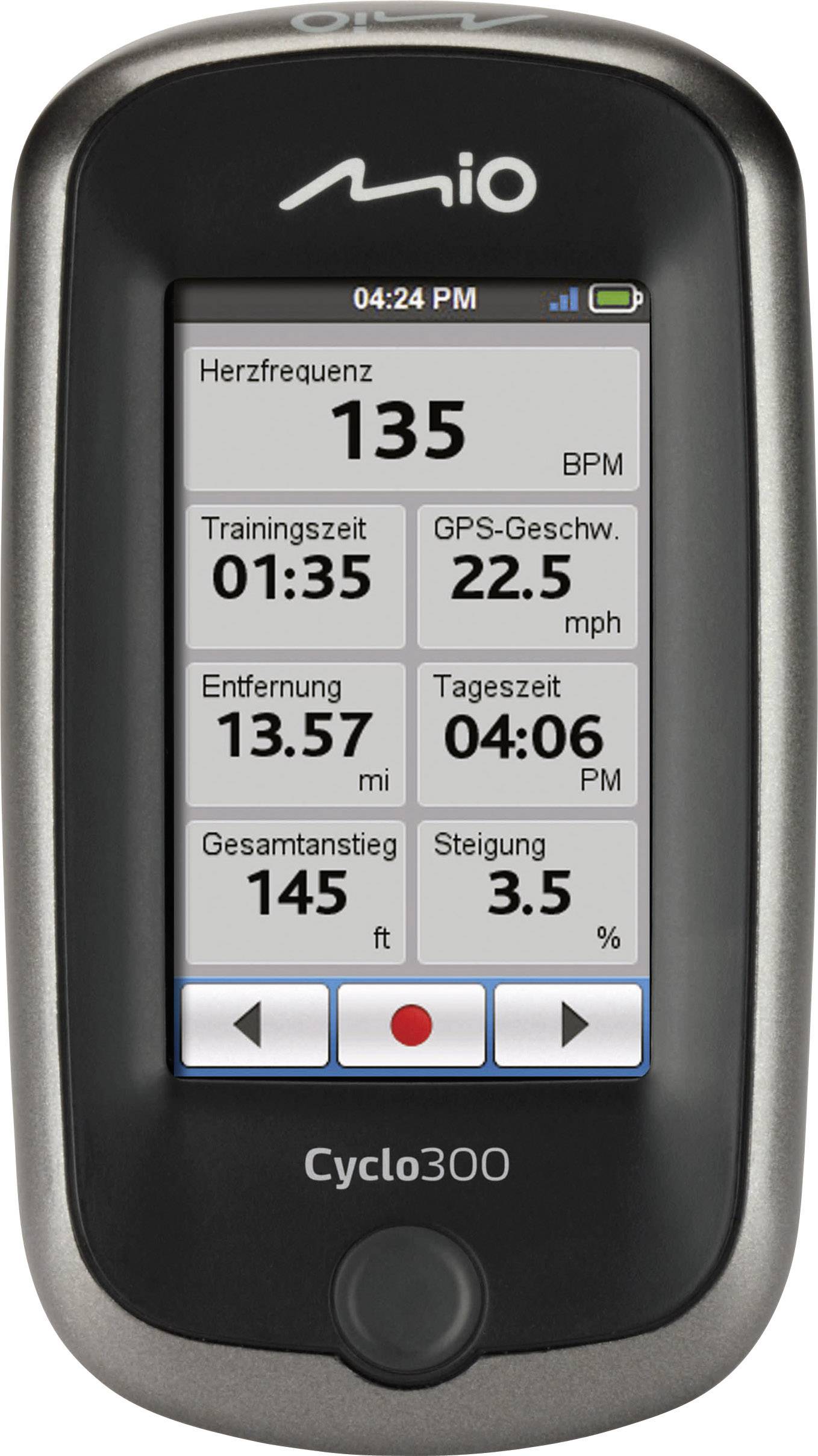Mio Cyclo 300 WEU GPS-Fahrradcomputer