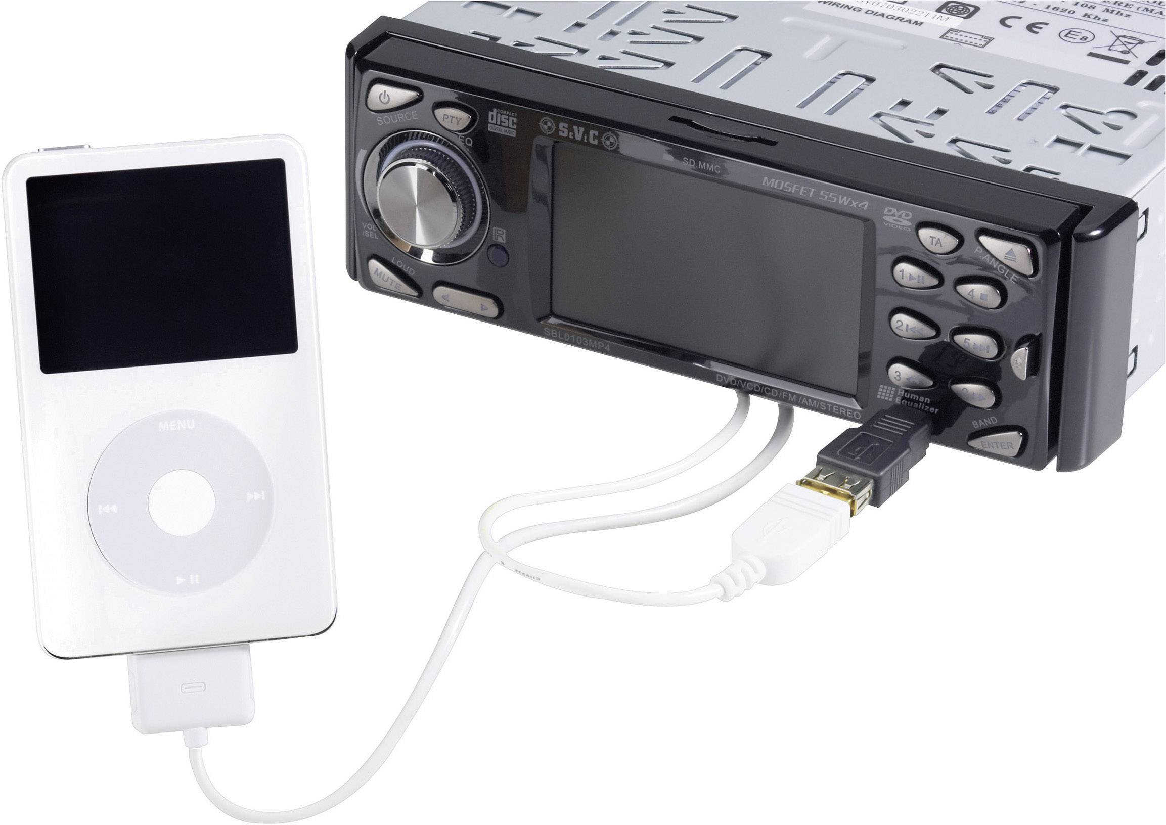 auf iPod/USB Mini USB Kabel