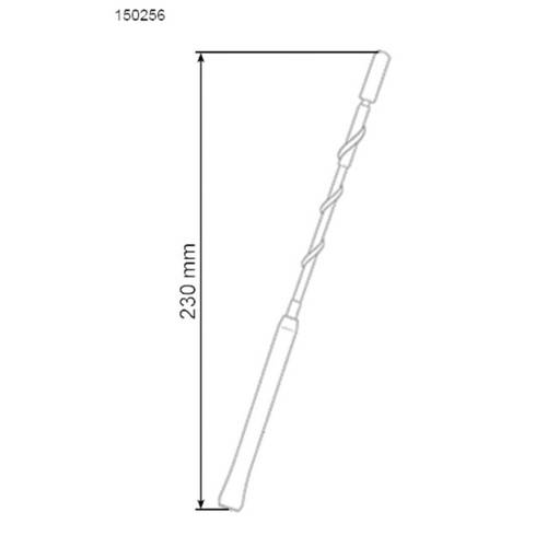 AIV Sport-Antenne 23cm - Universell Für Auto-Dach (M5/M6) - UKW/AM Radio AIV Sport-Antenne 23cm - Universell Für Auto-Dach (M5/M6) - UKW/AM Radio