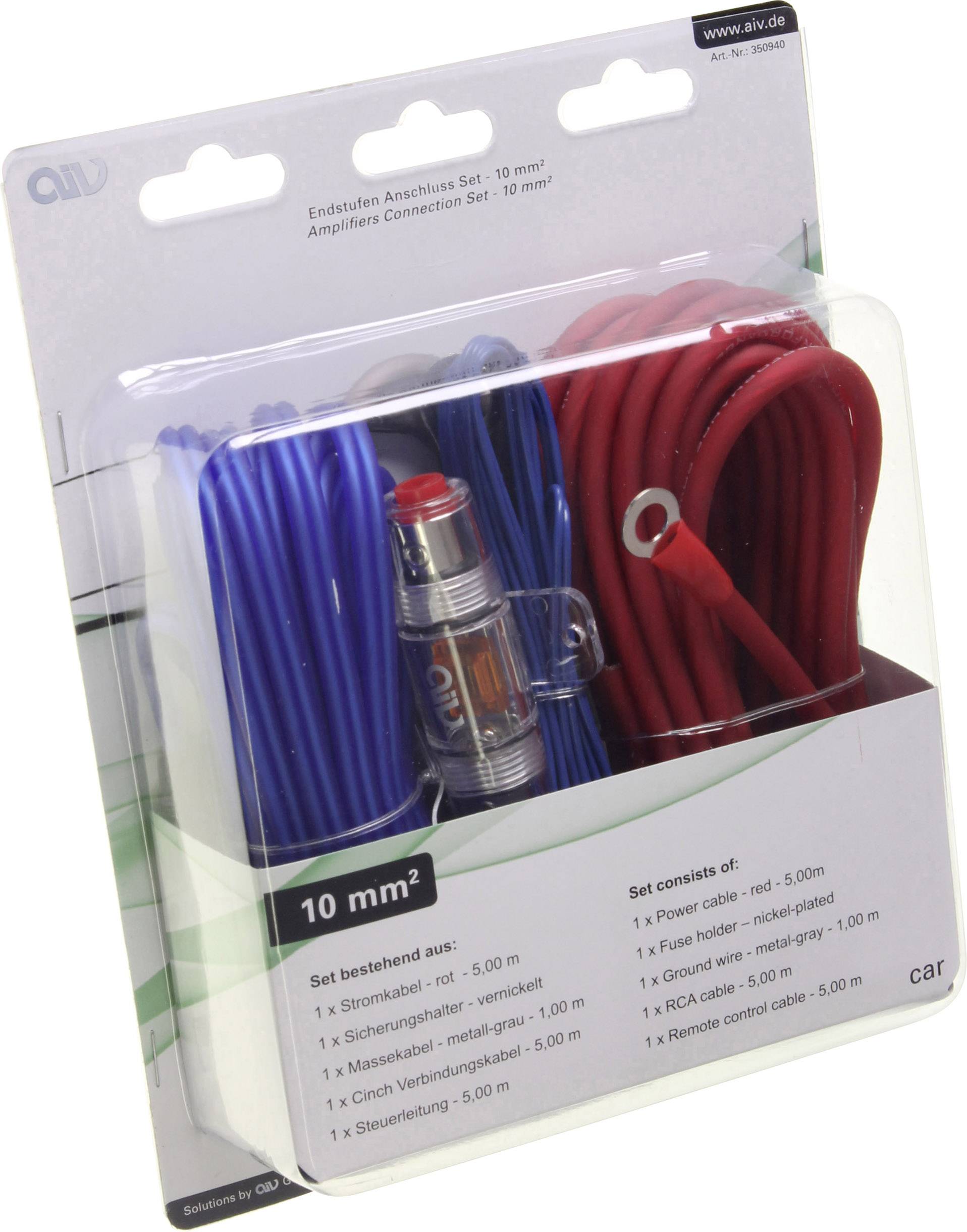 Bull Audio 35C940 Car HiFi Endstufen-Anschluss-Set 10mm²