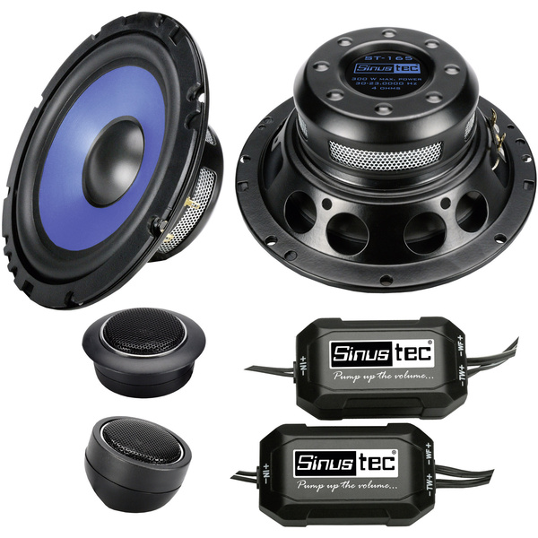 Sinustec ST-165 2-Wege Set Einbau-Lautsprecher 300 W Inhalt: 1 Set