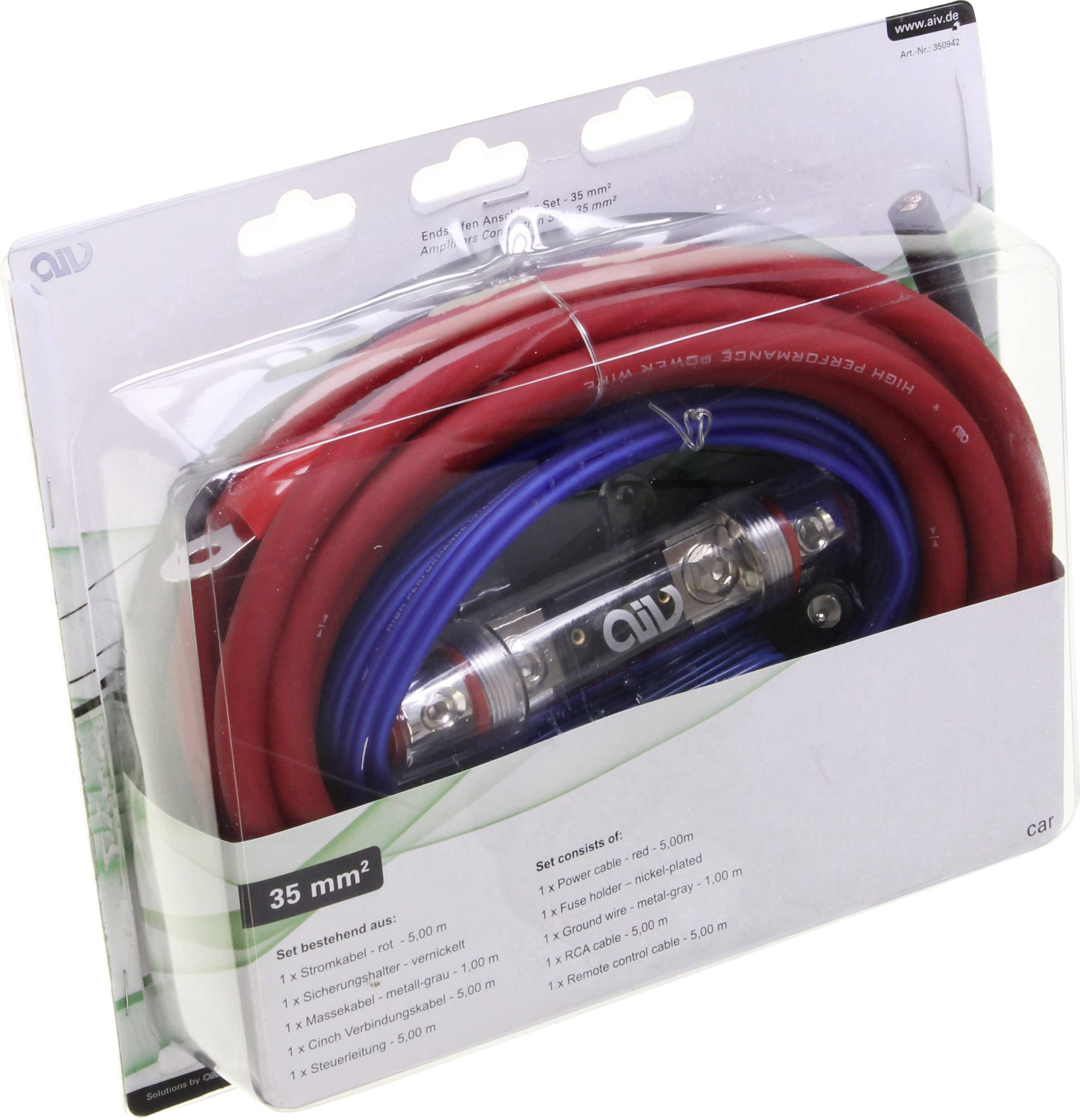Bull Audio 35C942 Car HiFi Endstufen-Anschluss-Set 35 mm²