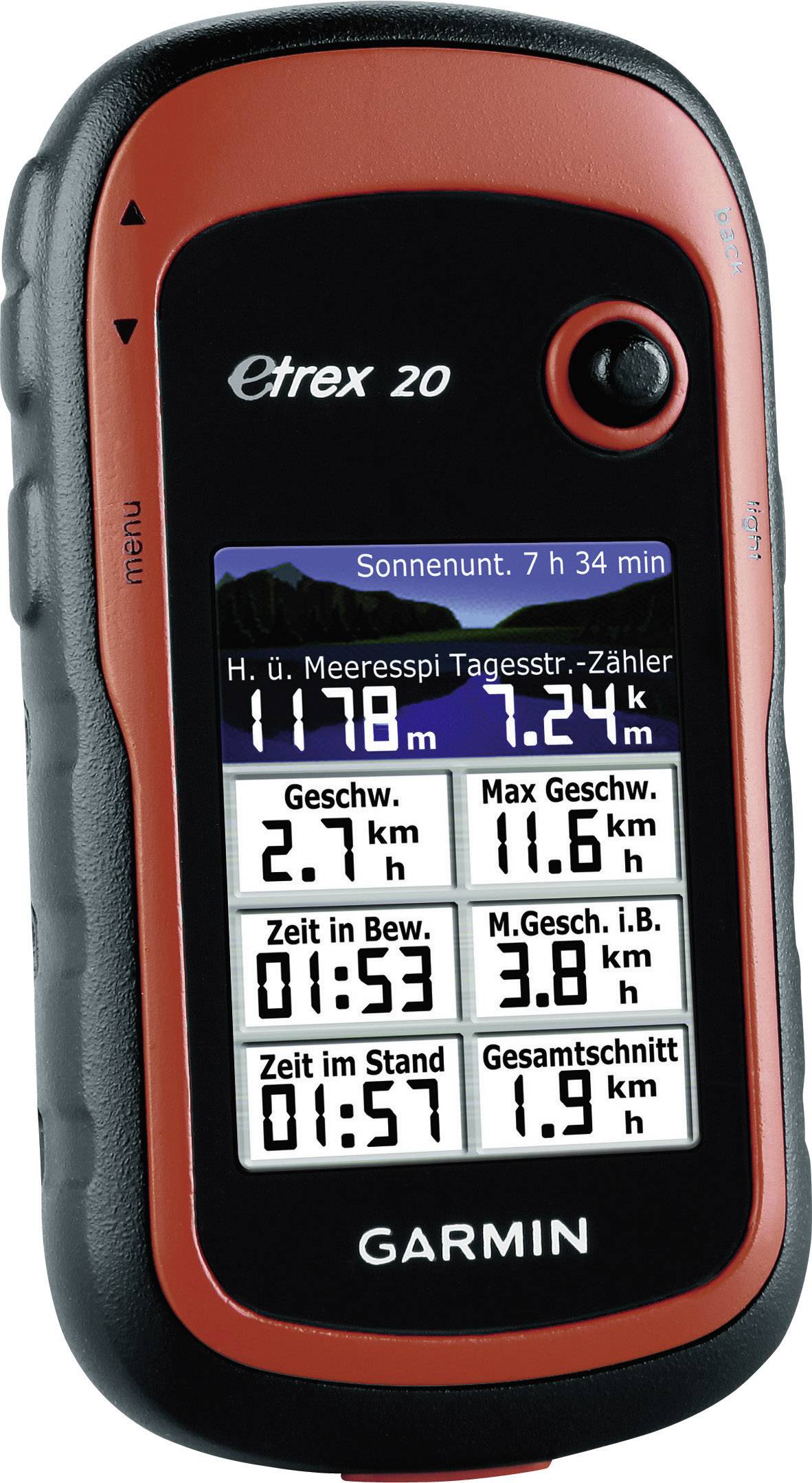 Garmin eTrex 20 Topo Deutschland Light, GPS Outdoor Navigationsgerät, inkl. kostenloser Download Topo Deutschland Light (eine Region)