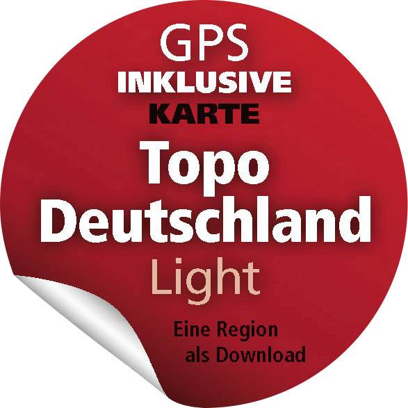 Garmin eTrex 20 Topo Deutschland Light, GPS Outdoor Navigationsgerät, inkl. kostenloser Download Topo Deutschland Light (eine Region)