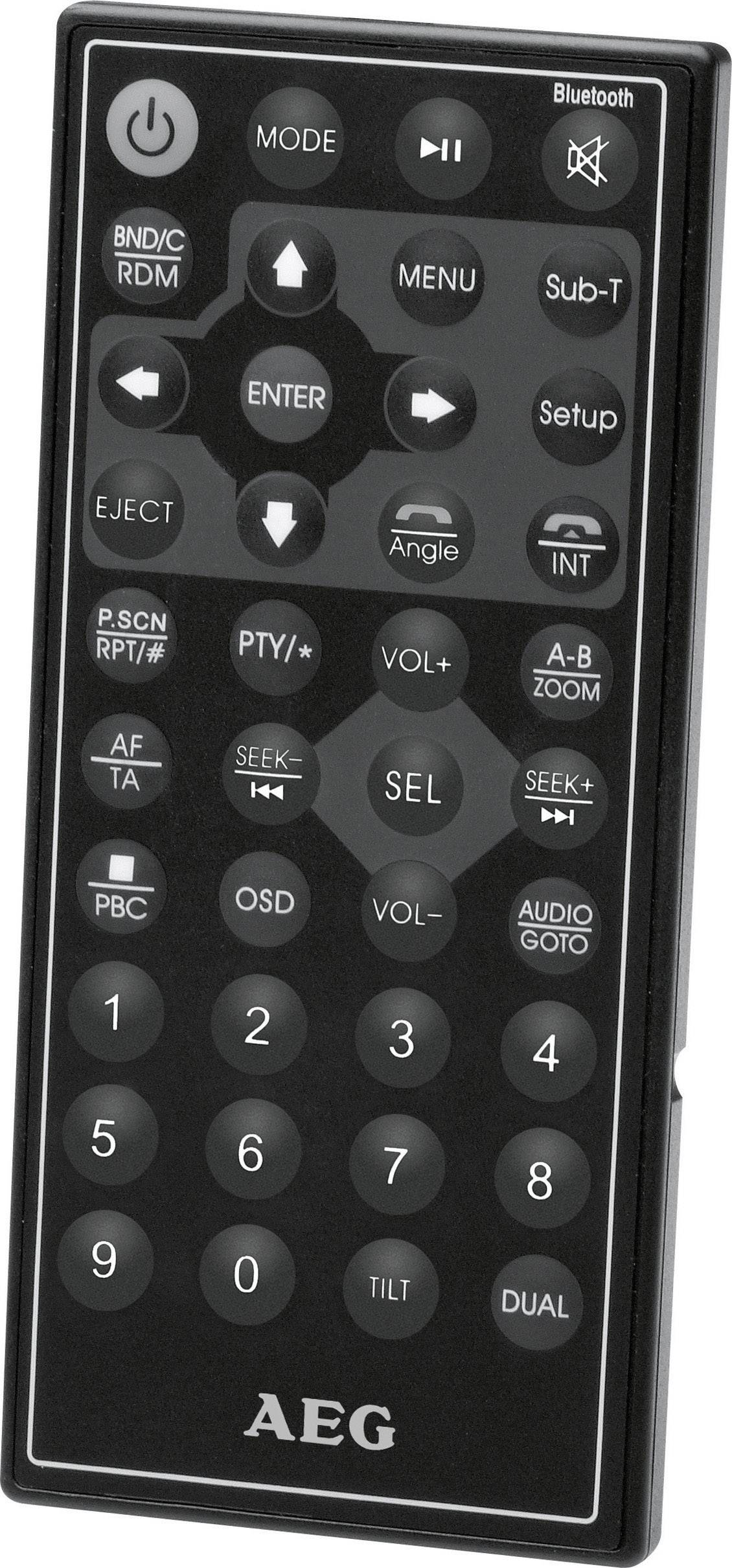 AEG AR4026DVD Moniceiver inkl. Fernbedienung, Anschluss für Rückfahrkamera, Bluetooth®-Freisprecheinrichtung