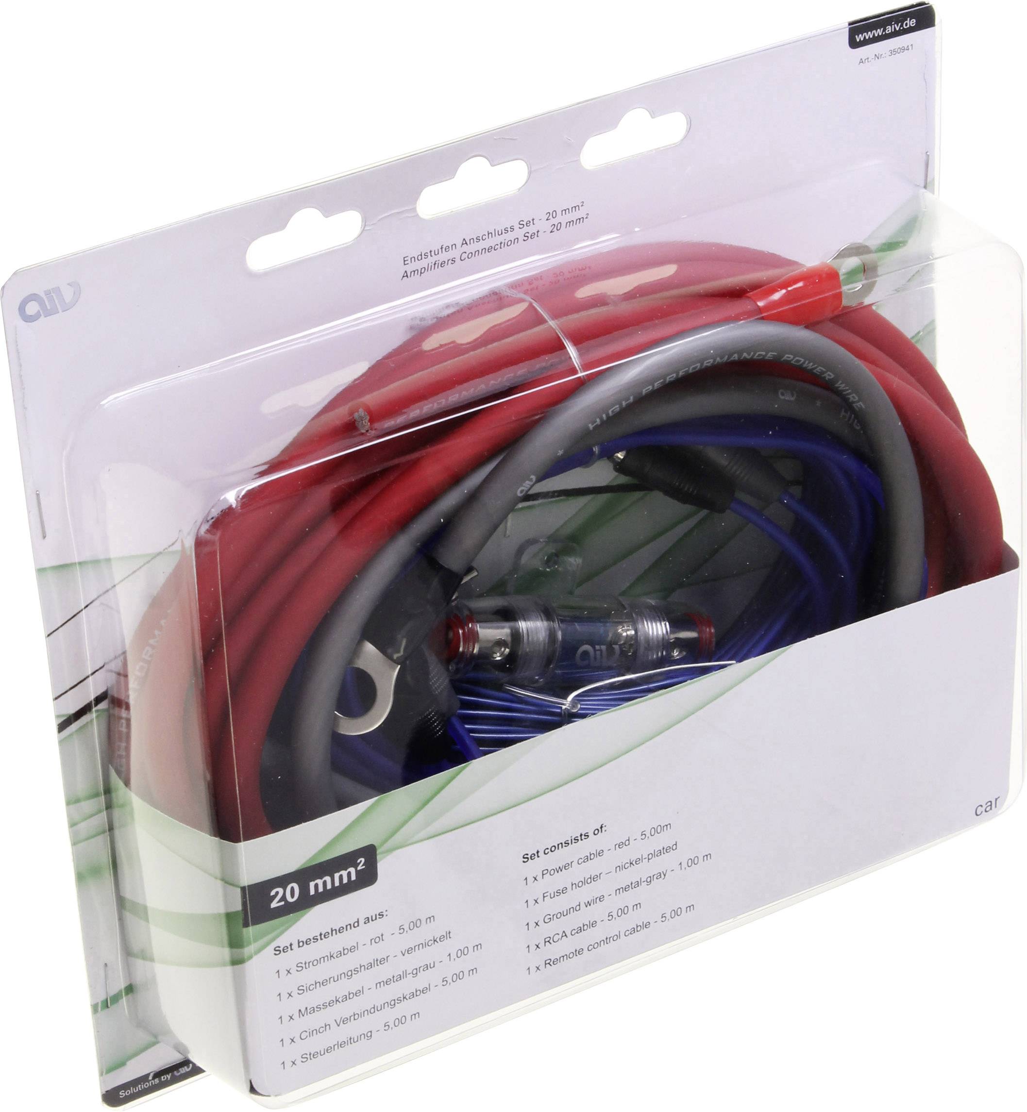 Bull Audio 35C941 Car HiFi Endstufen-Anschluss-Set 20 mm²