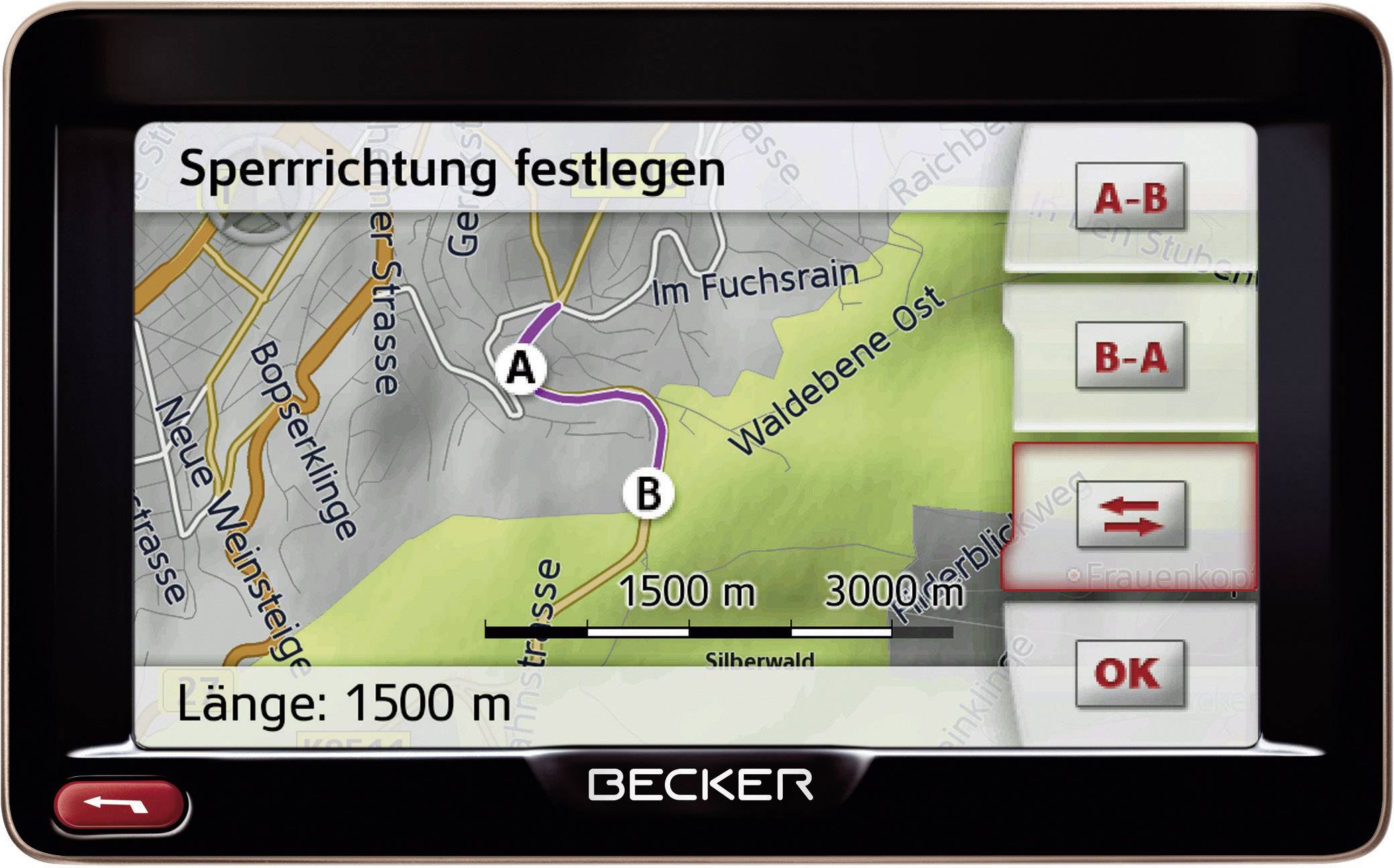 Becker Ready 50 Navi 12.7 cm 5 Zoll Europa
