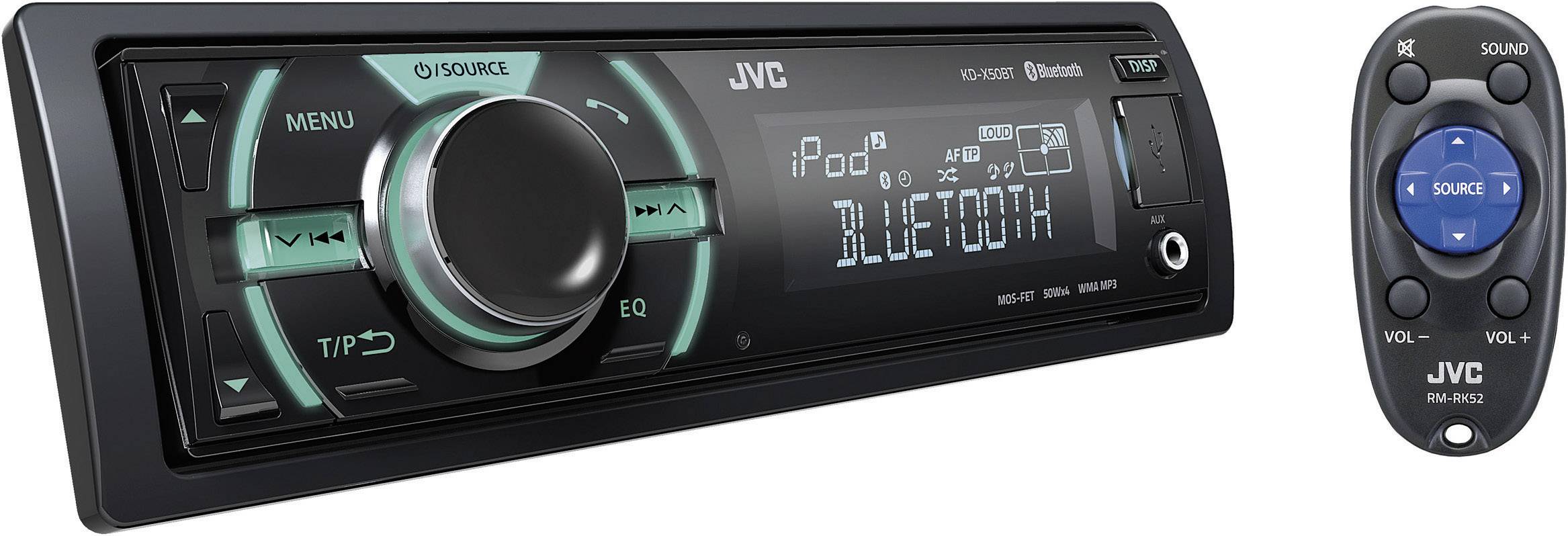 JVC KD-X50BTE Autoradio inkl. Fernbedienung