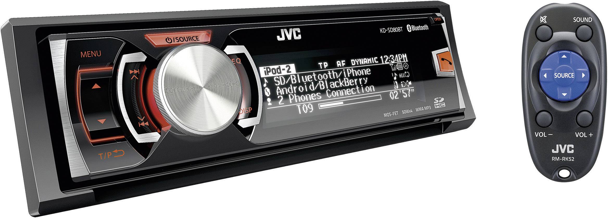 JVC KD-SD80BTE Autoradio inkl. Fernbedienung