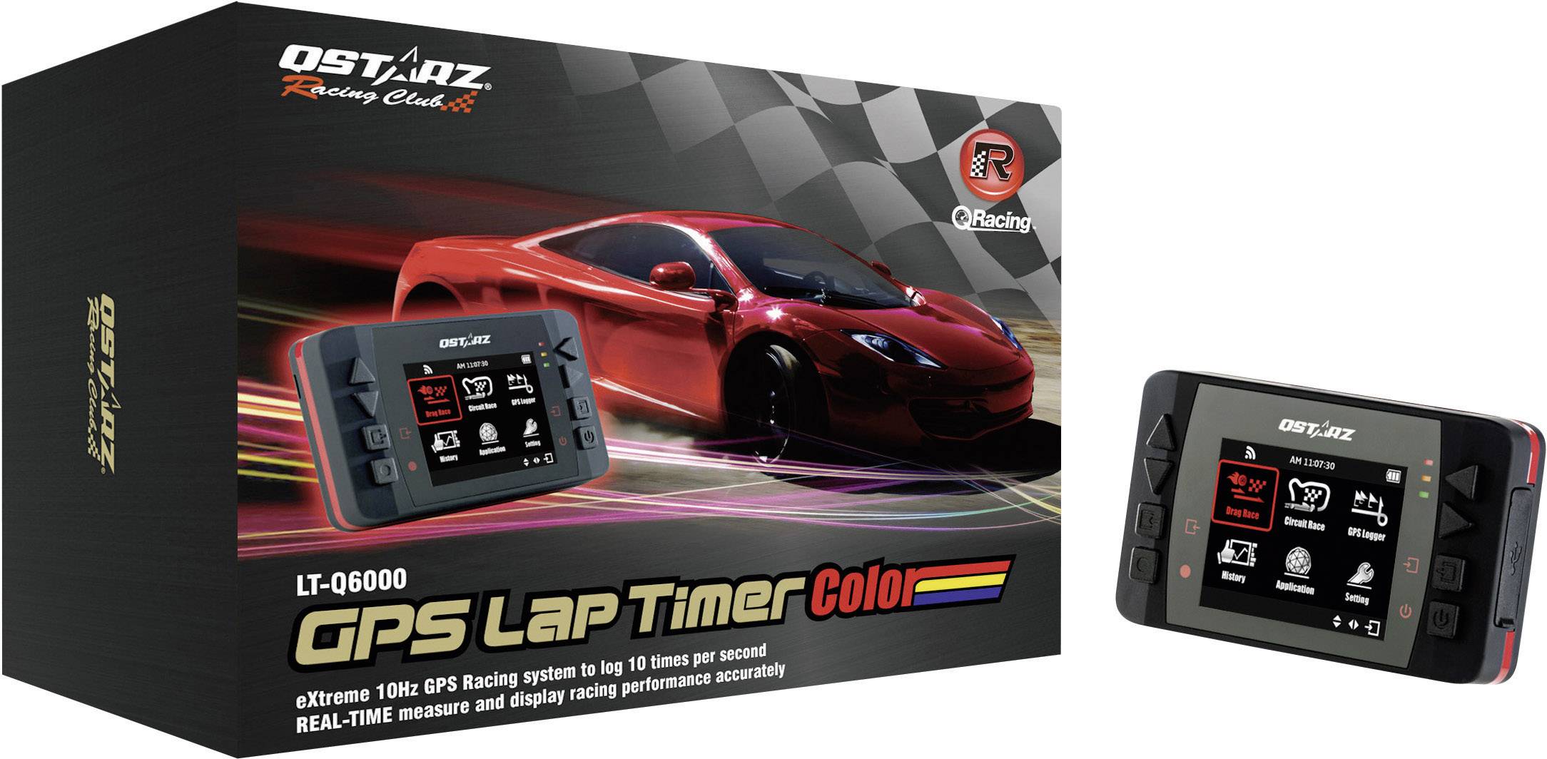 Qstarz LT-Q6000 GPS Laptimer Schwarz 1 St.